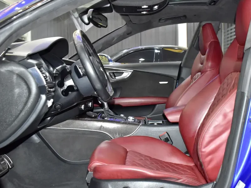 2016 Audi S7 4.0 TFSI Quattro 8 Cylinder Petrol Engine Blue Red Sedan GCC