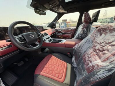 2025 NISSAN PATROL LE TITANIUM+ 3.5L V6 Twin Turbo White Red SUV GCC