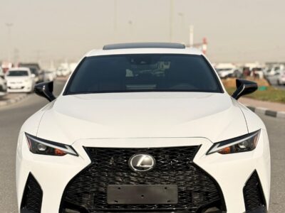 2025 LEXUS IS 350 F-SPORT 3.5 Litres V6 Engine White Black Sedan USA Specs