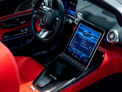 2022 Mercedes-Benz SL-Class SL 63 AMG 8 Cylinder Petrol Engine Grey Red Convertible