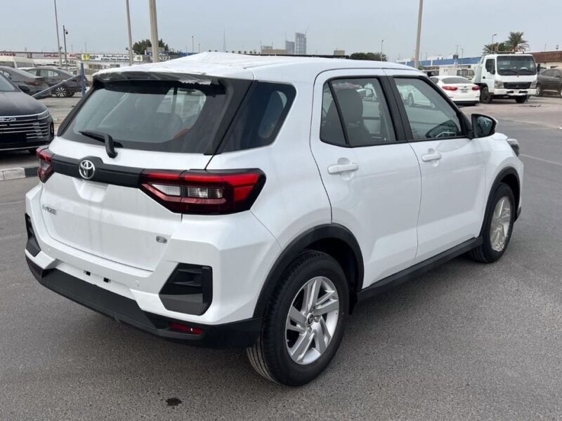 2025 TOYOTA RAIZE 1.2 Liter 3 Cylinder Petrol Engine White Black SUV