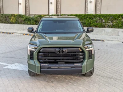 2023 Toyota Tundra Crewmax SR5 6 Cylinders Engine Green Grey Pick Up Truck