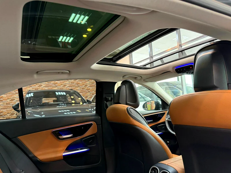 2022 Mercedes-Benz C-Class C300 4 Cylinder Petrol Engine Grey Tan Sedan