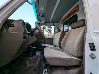 2019 Toyota Land Cruiser 70 LC78 6 Cylinders AMBULANCE GCC White Beige SUV