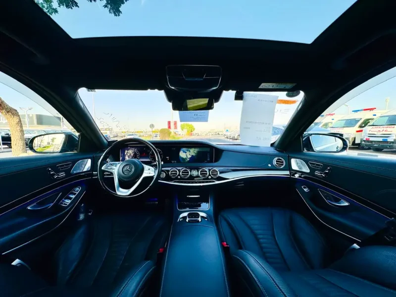 2018 Mercedes-Benz S-Class S 560 4MATIC 8 Cylinder Engine Black Sedan