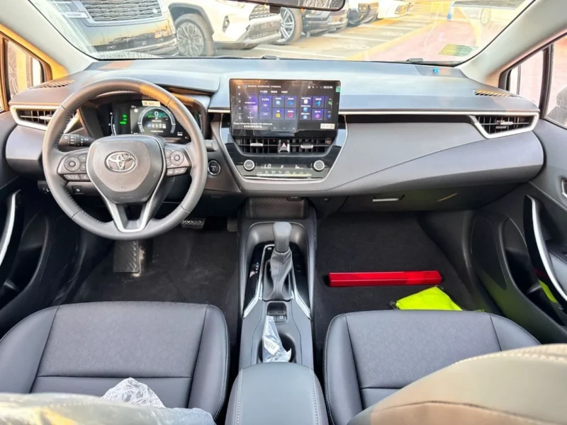 2025 TOYOTA COROLLA ELITE HYBRID 1.8L 4 Cylinders Engine White Black Sedan