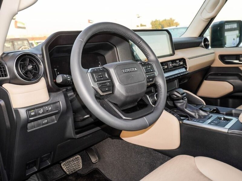 2024 Toyota Prado 2.4L TWIN TURBO 4 Cylinders Engine Grey Beige SUV GCC