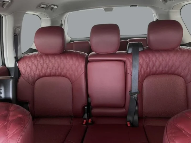 2024 Nissan Patrol Platinum LE 5.6 Liters 8 Cylinders Engine White Red SUV