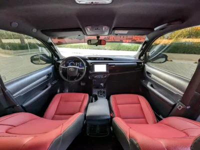 2021 TOYOTA HILUX ADVENTURE V6 4.0L White Red Pickup Truck GCC Specs