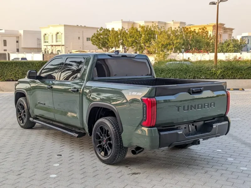 2023 Toyota Tundra Crewmax SR5 6 Cylinders Engine Green Grey Pick Up Truck