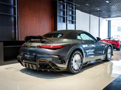 2022 Mercedes-Benz SL-Class SL 63 AMG 8 Cylinders Engine Grey Black Convertible