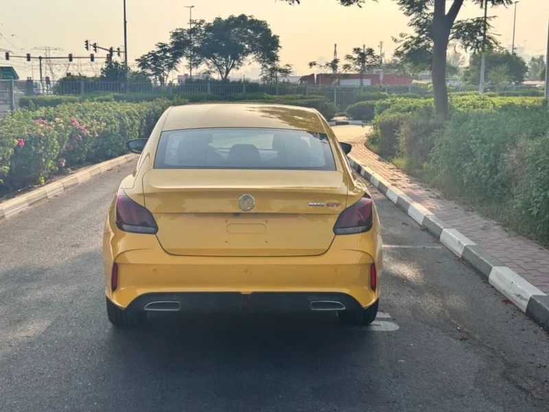 2024 MG GT MG GT 1.5L 4 Cylinder Turbo Engine Yellow Black Sedan