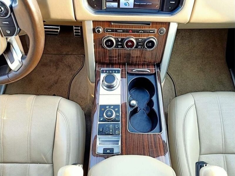 2015 Land Rover Range Rover Autobiography 5.0 L 8 Cylinders Black Beige SUV