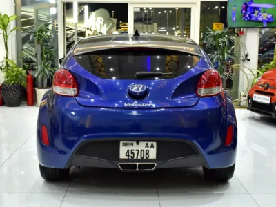 2017 Hyundai Veloster GL 4 Cylinder Petrol Engine Blue Black Hatchback