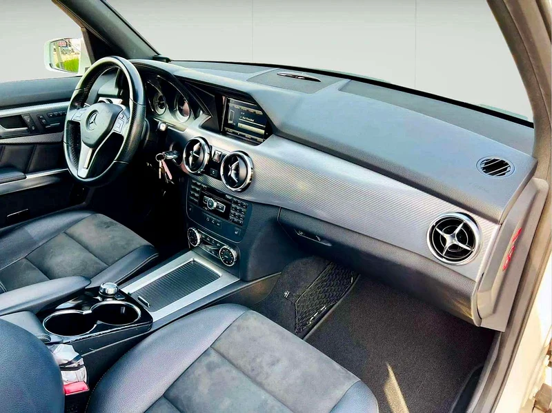 2013 Mercedes-Benz GLK-Class GLK 350 4matic 6 Cylinder Engine White Black SUV
