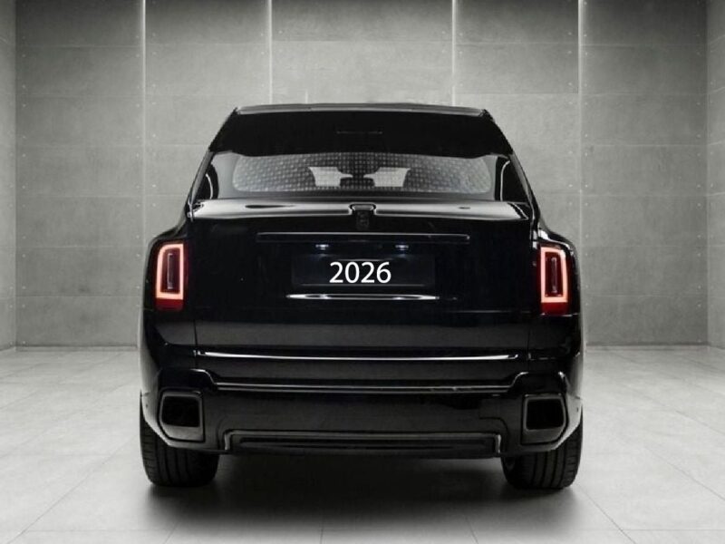2026 Rolls Royce Cullinan 6.75-liter twin-turbocharged V12 Black Orange SUV