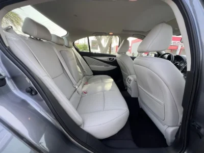 2024 Infiniti Q50 Luxe 3.0 Litres 6 Cylinders Petrol Engine White Beige Sedan GCC