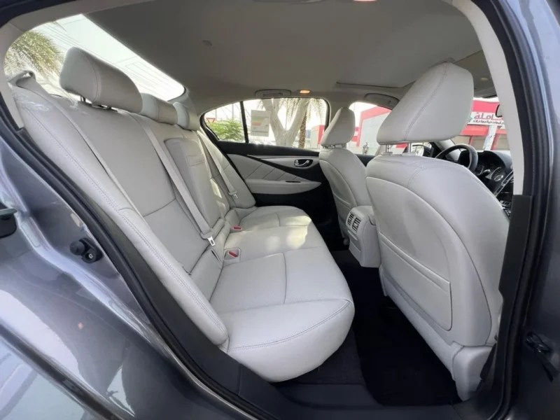 2024 Infiniti Q50 Luxe 3.0 Litres 6 Cylinders Petrol Engine White Beige Sedan GCC