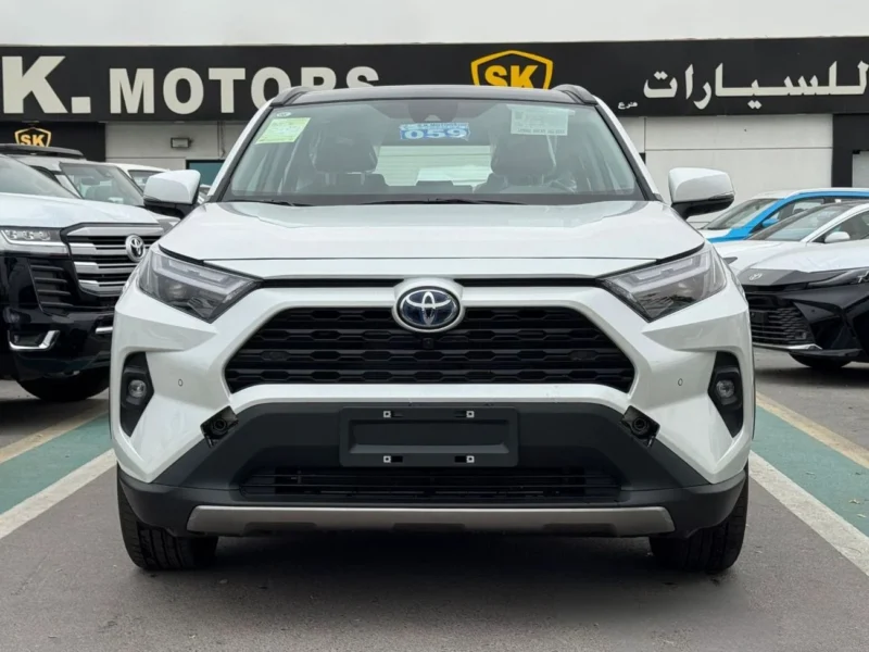 2024 Toyota RAV4 ELITE 2.5L 4 Cylinder HYBRID Engine White Black SUV