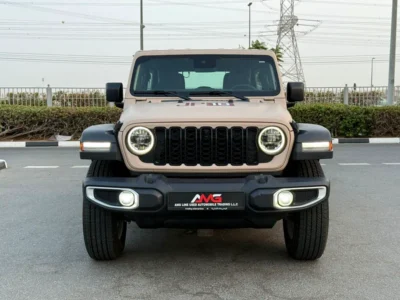 2024 Jeep Wrangler Sahara Unlimited 4 Cylinder Petrol Engine Beige SUV