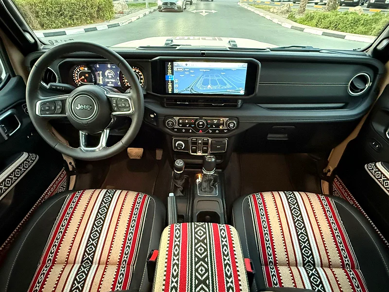2024 Jeep Wrangler Sahara Unlimited 4 Cylinder Petrol Engine Beige SUV