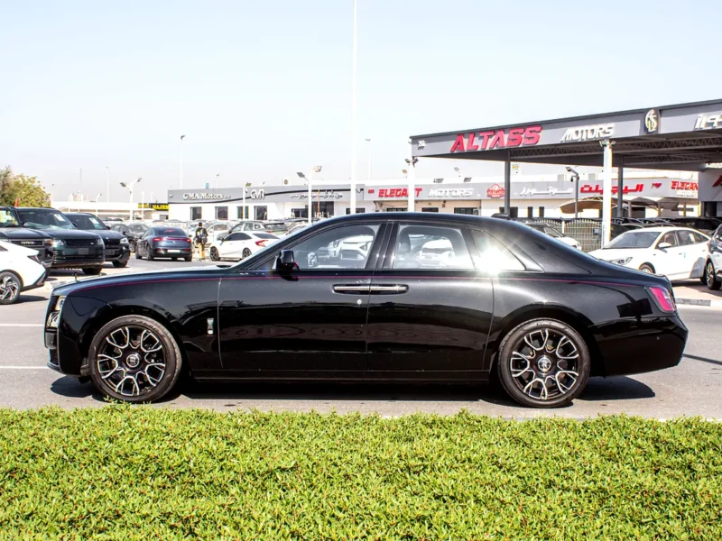 2023 Rolls-Royce Ghost Black Badge 12 Cylinder Petrol Engine Black Pink Sedan