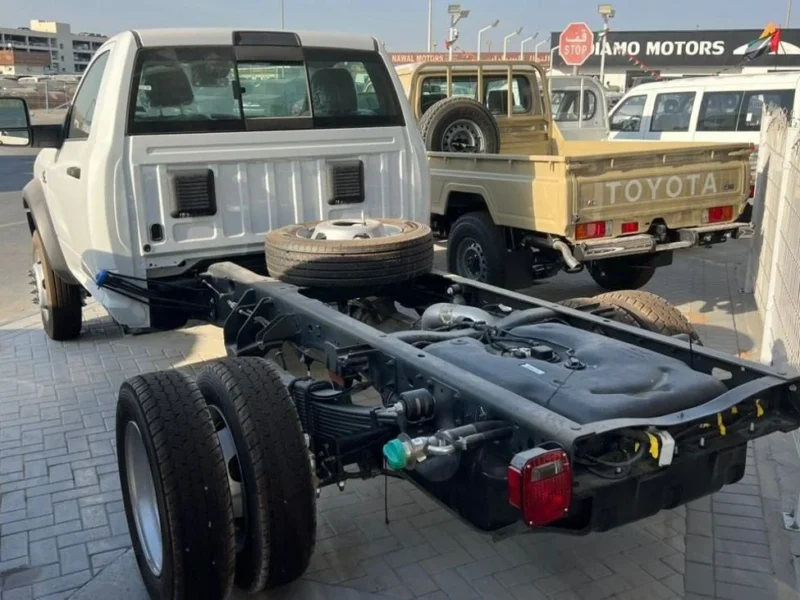 2025 RAM 5500 Regular Chassis Cab 4x4 6.7L Cummins Diesel White Black