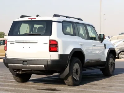 2024 Toyota Prado Other 4 Cylinder Petrol Engine White Beige SUV GCC