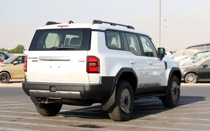 2024 Toyota Prado Other 4 Cylinder Petrol Engine White Beige SUV GCC