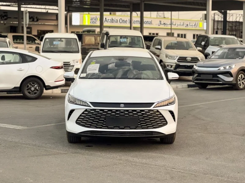 2025 BYD QIN PLUS DM-i 1.5L Plug-in Hybrid 4 Cylinders White Black Sedan