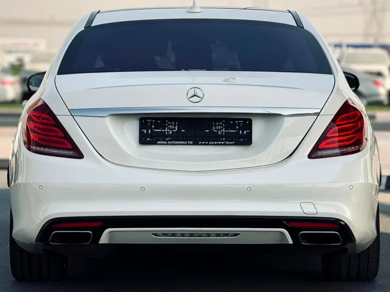 2015 Mercedes-Benz S-Class S 400 h 6 Cylinders Petrol Engine White Sedan