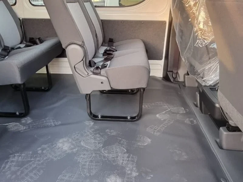 2025 TOYOTA HIACE HIGHROOF 2.8L DIESEL MT 4 Cylinders White Grey Van