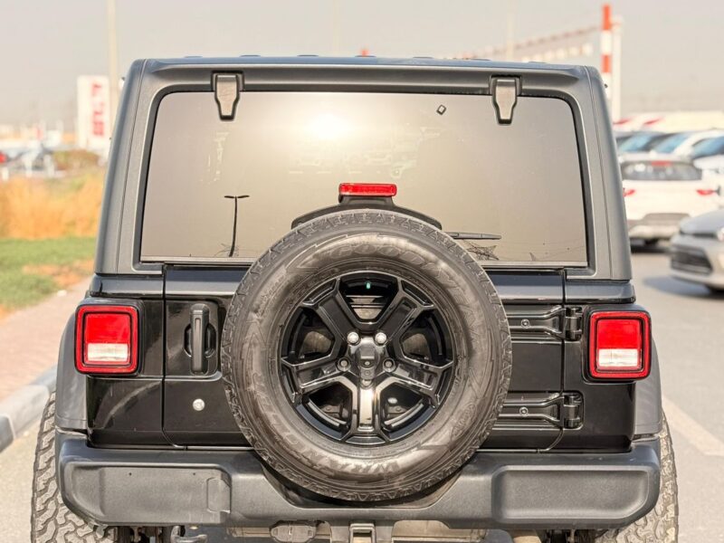 2018 Jeep Wrangler Sports S 4x4 Edition Unlimited Sport 3.6L V6 Black Red SUV