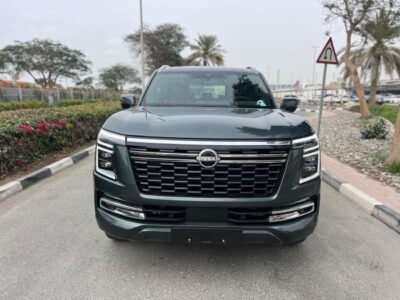 2026 Nissan Patrol SE PLATINUM 3.5L 6 Cylinders Petrol Engine Green Beige SUV GCC