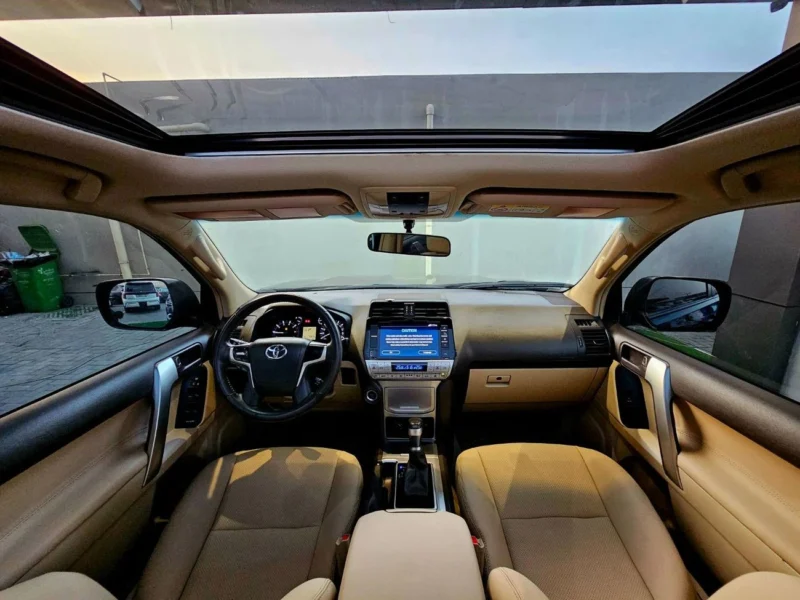 2021 Toyota Prado GXR V6 Engine 4.0 Liter 4WD Blue Beige SUV GCC Specs