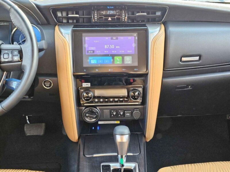 2024 Toyota Fortuner 4.0 Litres V6 Engine PETROL Silver Tan SUV GCC Specs