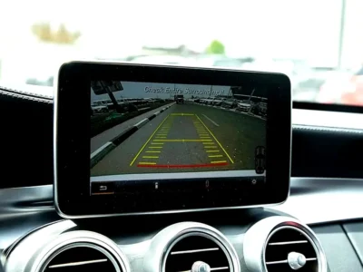 2017 Mercedes-Benz C-Class C43 AMG 6 Cylinders Engine White Red Sedan