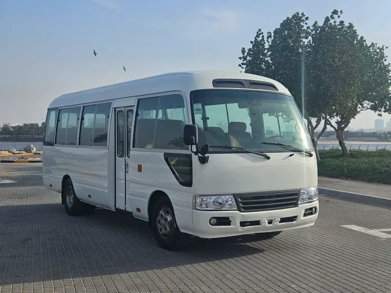 2008 Toyota Coaster Other 4 Cylinders Diesel Engine White Brown Van Manual