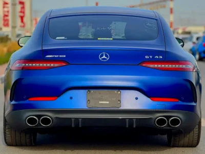 2021 Mercedes-Benz AMG GT 43 4Matic Plus 6 Cylinders Petrol Engine Blue Black Sedan