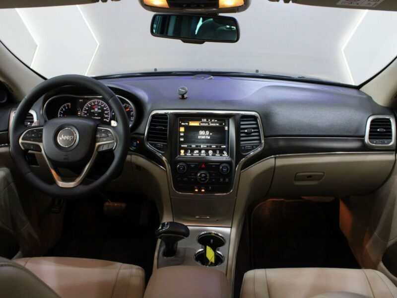 2014 Jeep Grand Cherokee Limited 6 Cylinder Petrol Engine Black Beige SUV