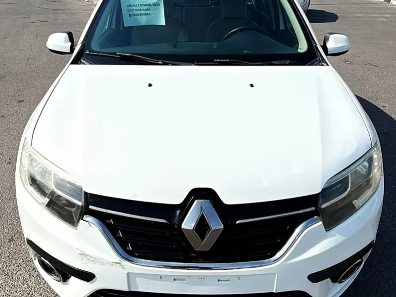 2020 Renault Symbol LE 4 Cylinders Petrol Engine White Beige Sedan GCC Specs