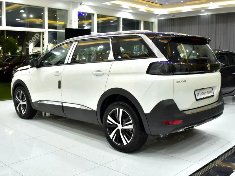 2024 Peugeot 5008 GT Line 4 Cylinder Petrol Engine White Red SUV GCC