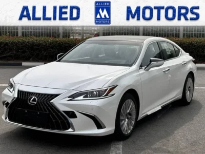 2025 LEXUS ES350 3.5 Liters 6 Cylinder Petrol Engine White Tan Sedan GCC