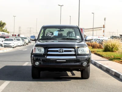 2006 Toyota Tundra Double Cab Limited 8 Cylinder Petrol Engine Black Beige
