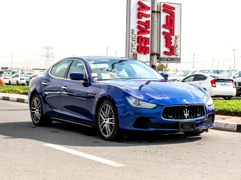 2014 Maserati Ghibli Other 6 Cylinder Petrol Engine Blue Orange Sedan