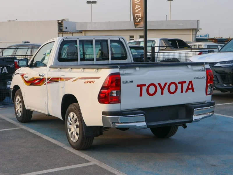 2025 Toyota Hilux Single Cab 2.7L 4 Cylinders Engine 4x2 MT White Red Truck
