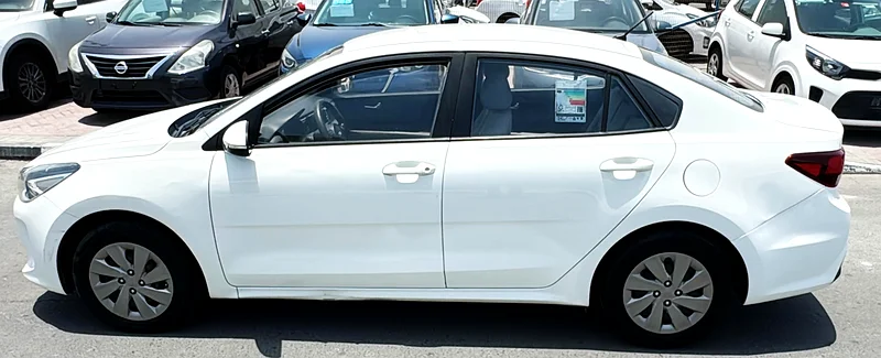 2019 Kia Rio Other 4 Cylinder Petrol Engine White Grey Sedan GCC Specs