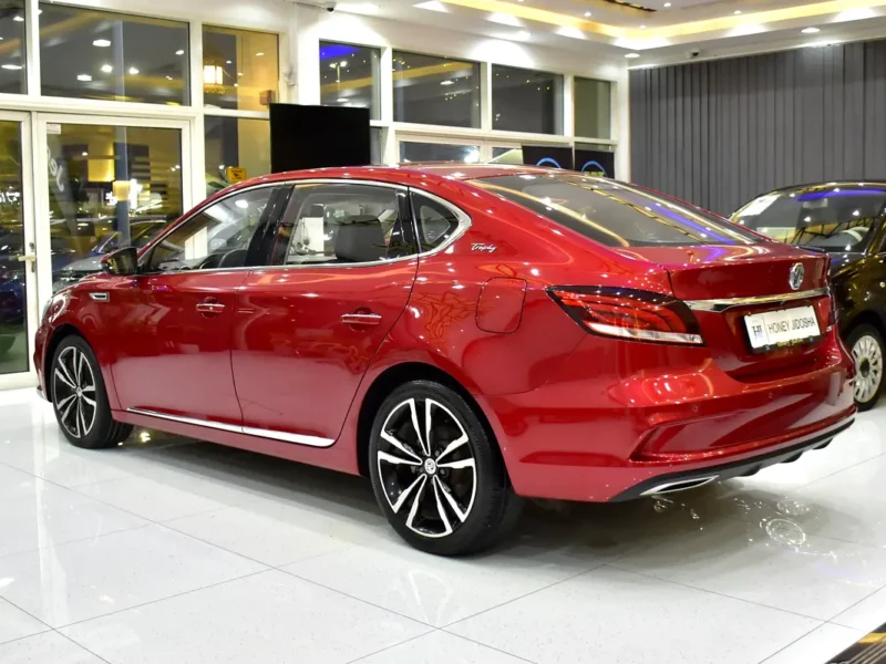 2022 MG MG6 Trophy 4 Cylinder Petrol Engine Red Sedan GCC Specs
