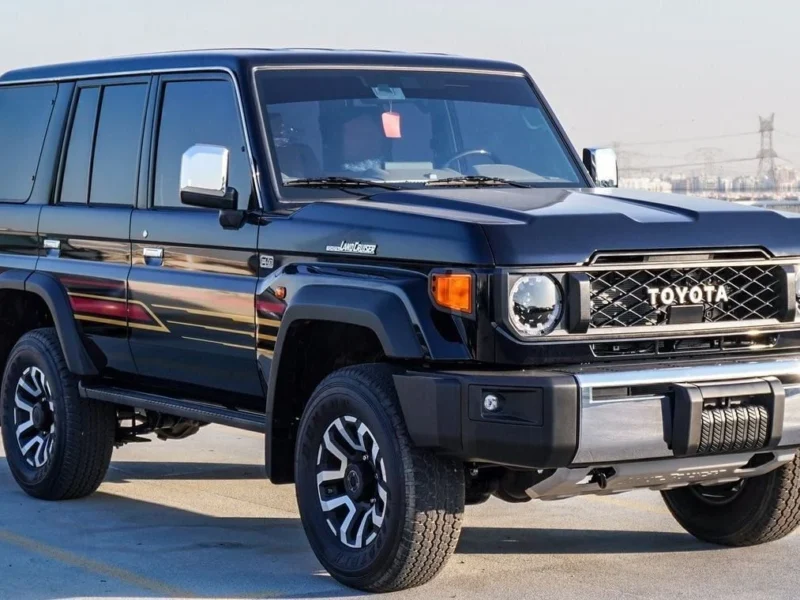2025 Toyota Land Cruiser 70 LX 4.0 Litres V6 Cylinder Engine Black Tan SUV