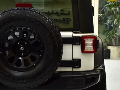 2017 Jeep Wrangler Sport 6 Cylinders Petrol Engine White Black SUV GCC